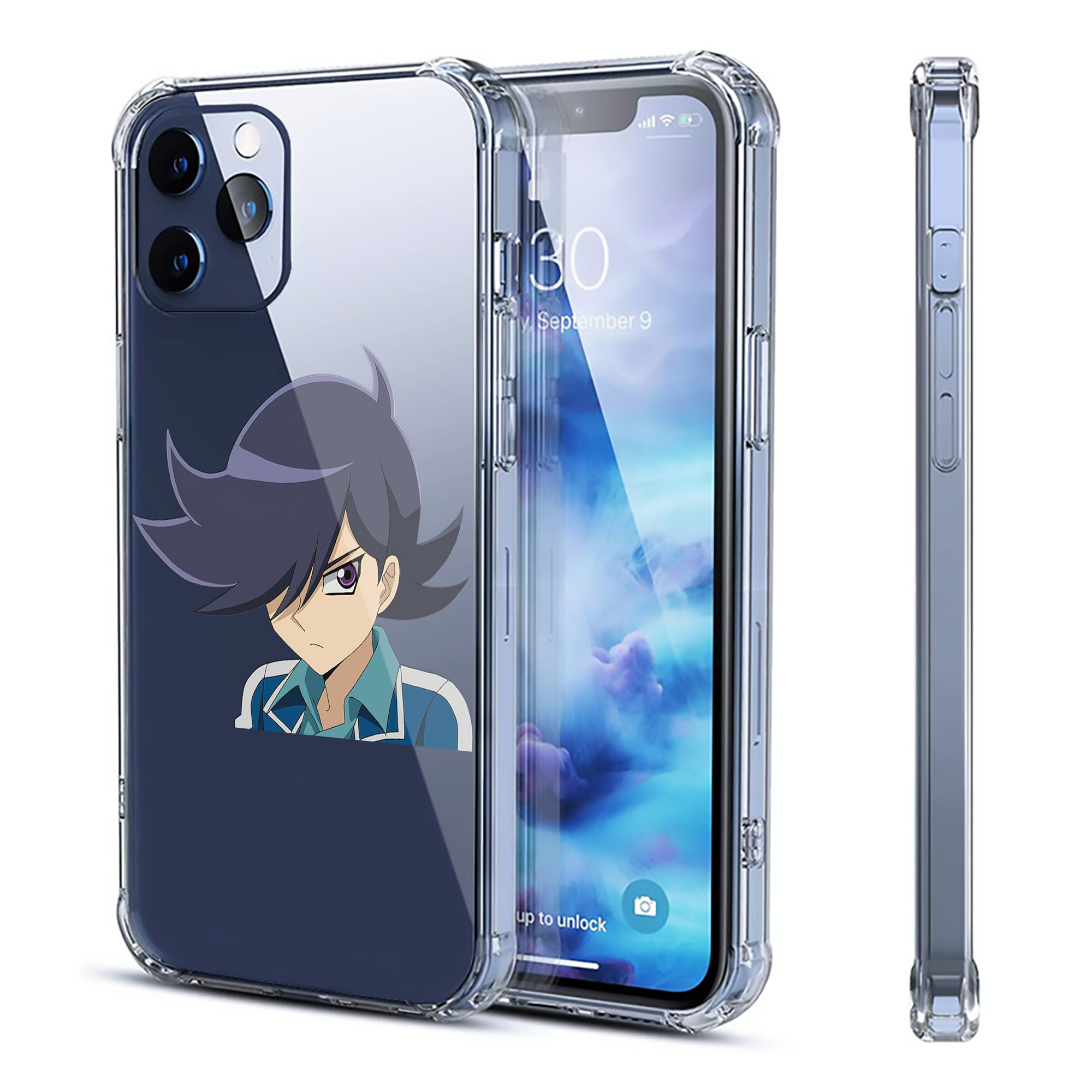 （画像用） 遊☆戯☆王 Yu-Gi-Oh! 【iPhone 12シリーズ対応】透明スマホケース（クリアソフトケース）